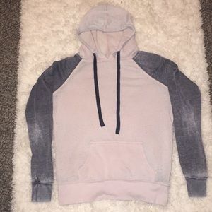 Pink and Grey hoodie